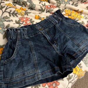 Maurices Dark Blue Jean Shorts